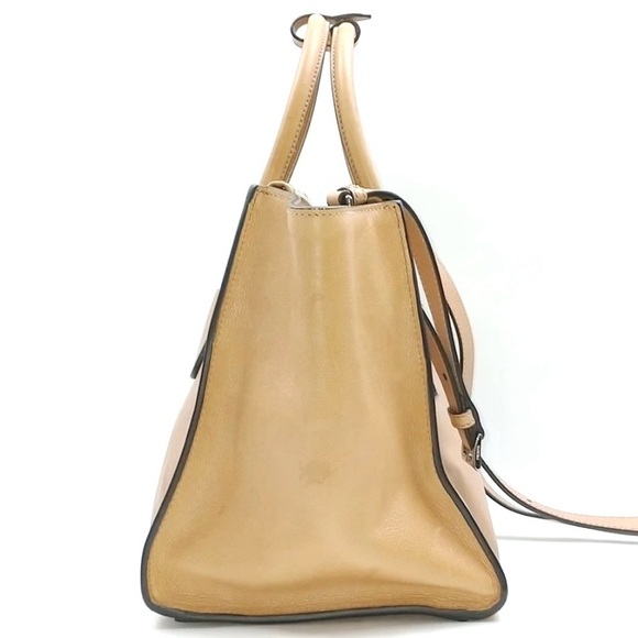 Prada Milano 2 Way Zipper Leather Shoulder Bag Brown - Picture 2 of 8